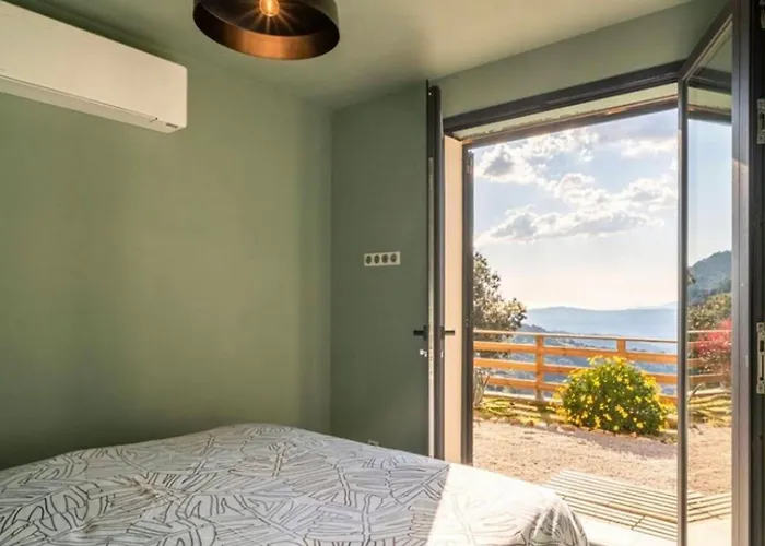 Villa Mini Climatisee Vue Wifi Avec Piscine Chauffee De Avriloctobre Sollacaro